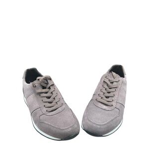Bruno Magli Men’s Athlethic Sneaker Grey Suede Shoes Size 11.5 Retro Inspire NIB